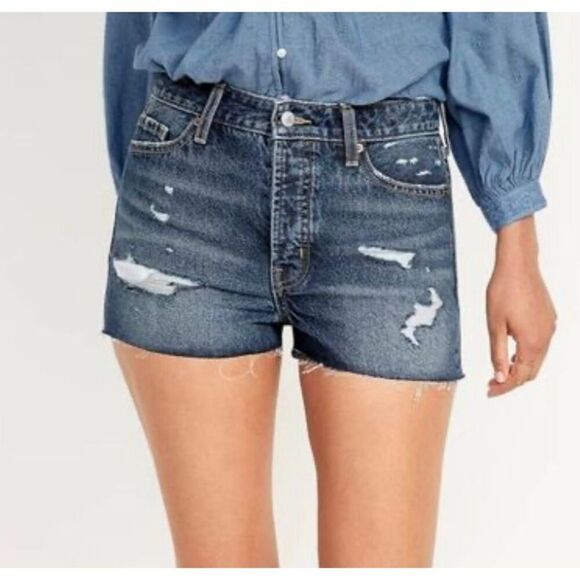 Old Navy O.G. high rise short distressed size 6 - Picture 1 of 10